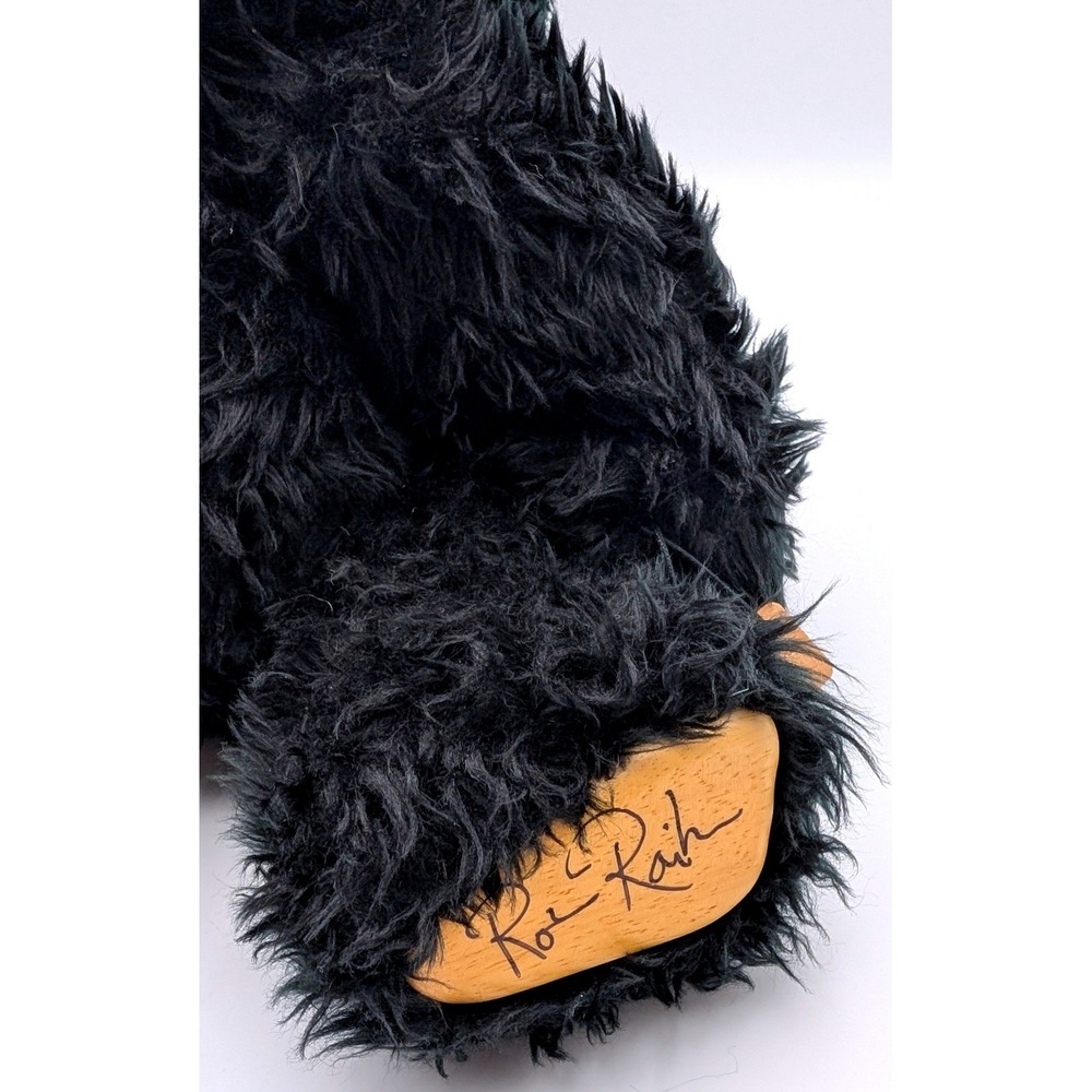 Robert Raikes Collectible Black Bear Wooden Face Limited Edition 660/1000 Signed - Picture 4 of 9